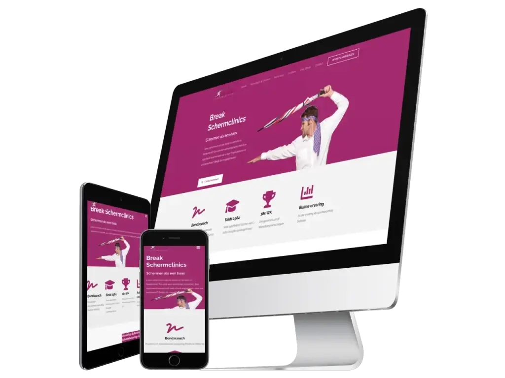 nieuwe website Break, nieuwe website break events